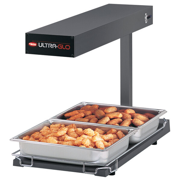 Hatco UGFFB Ultra-Glo Gray Portable Food Warmer with Base Heat - 120V, 1000W