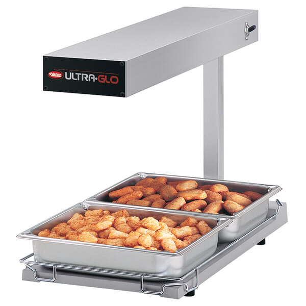 Hatco UGFFB Ultra-Glo White Granite Portable Food Warmer with Base Heat - 120V, 1000W