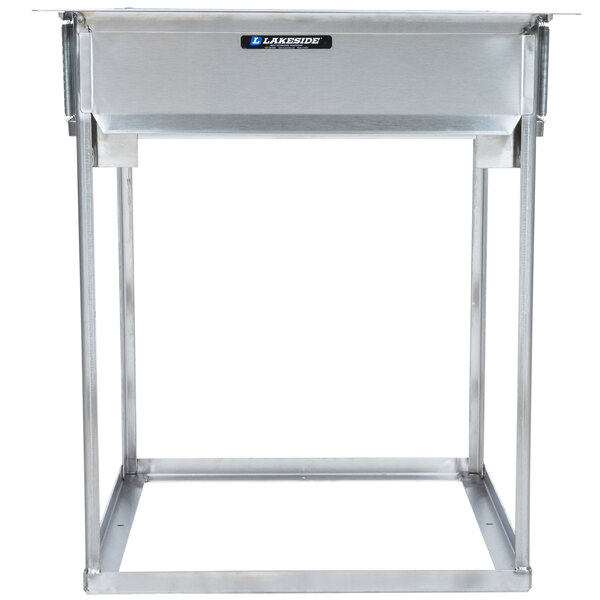 Lakeside 977 Stainless Steel Drop-In Glass Rack Dispenser - 25 3/16