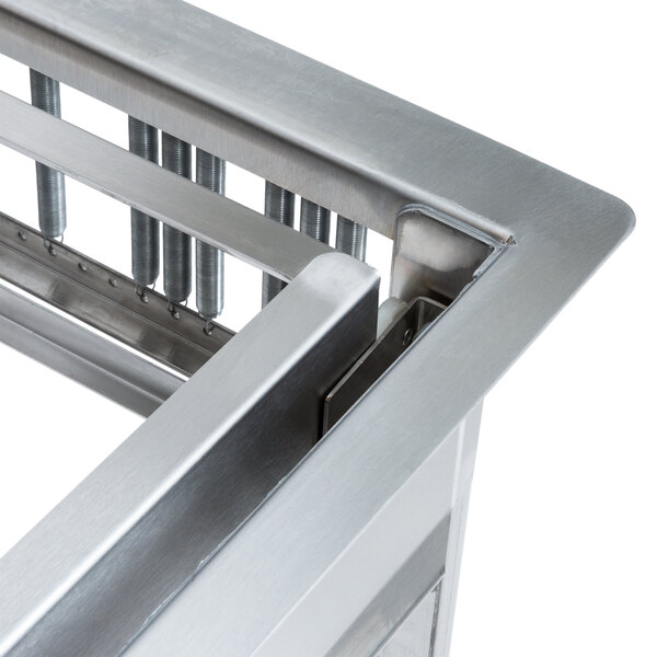 Lakeside 977 Stainless Steel Drop-In Glass Rack Dispenser - 25 3/16