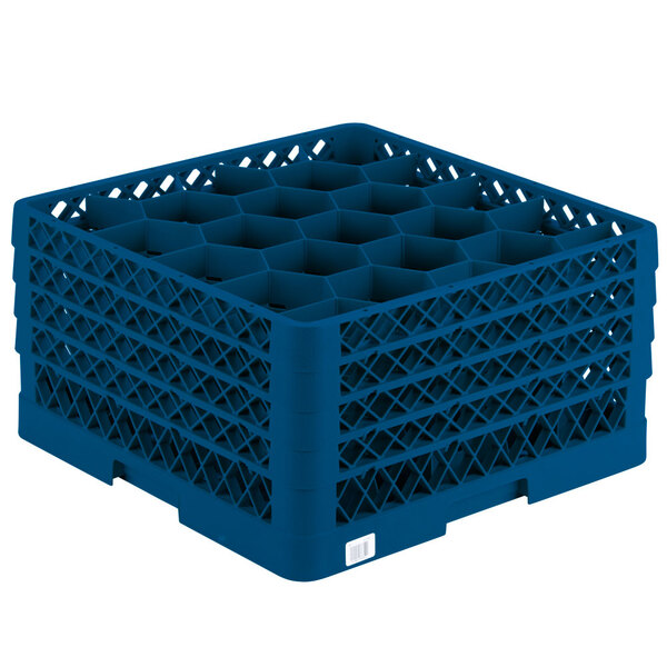 Vollrath TR11GGGG Traex® Rack Max Full-Size Royal Blue 20-Compartment 9 ...