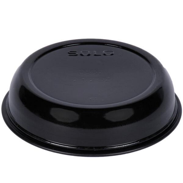 Solo SCCDSS2 2.5 oz. Black Wide Sauce / Portion Cup 250/Pack
