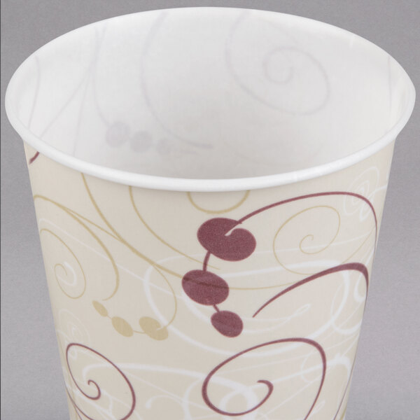 Solo R7N-J8000 Symphony 7 oz. Wax Treated Paper Cold Cup - 2000/Case