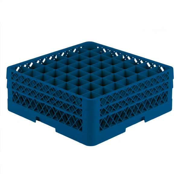 Vollrath TR9EE Traex® Full-Size Royal Blue 49-Compartment 6 3/8
