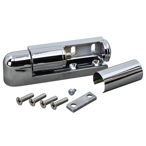 Kason 1245-C158 Chrome Cam-Lift Hinge - Reversible, Self-Closing For Freezer/Cooler Doors