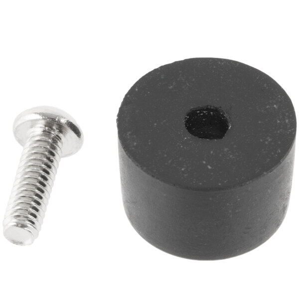 Hamilton Beach 912893605 Rubber Foot Bumper with Screw for 936, 950, 97500 and 97510 Drink Mixers & Glass Washers
