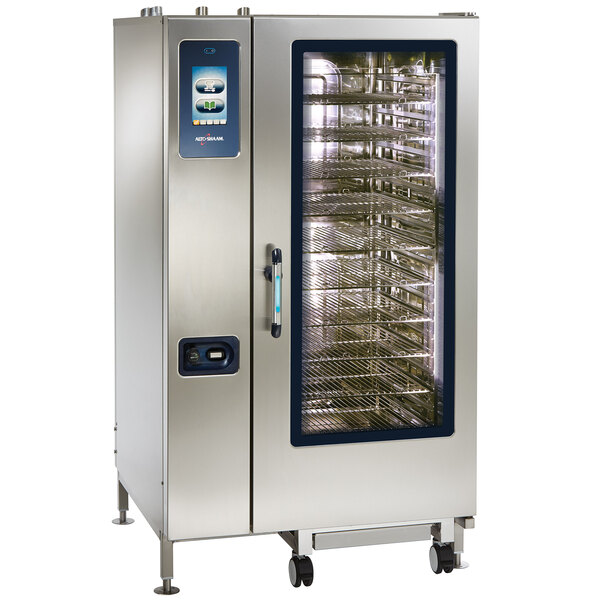 Alto-Shaam CTP20-20G Combitherm Proformance Natural Gas Boiler-Free Roll-In 40 Pan Combi Oven - 120V