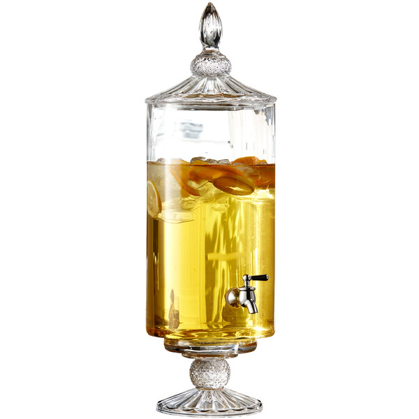 Jay Companies Breton Glass Beverage Dispenser 1.9 Gal