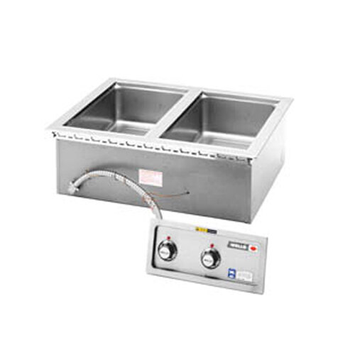 Wells 5P-MOD200TDAF Two Pan Drop in Hot Food Well with Drain and Autofill - Thermostatic Controls