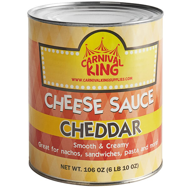 Case Free Ship USA *48 Only Carnival King 110 oz Cheddar Cheese Sauce Bags 4 