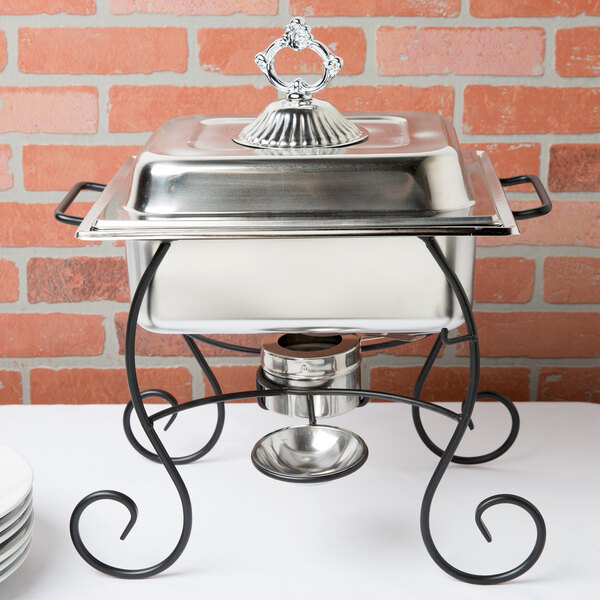 Classic Half Size 4 Qt Stainless Steel Chafing Dishes Catering 