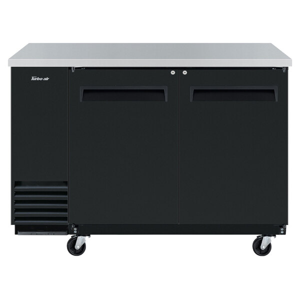 Turbo Air TBB2SBN6 59" Solid Door Back Bar Refrigerator