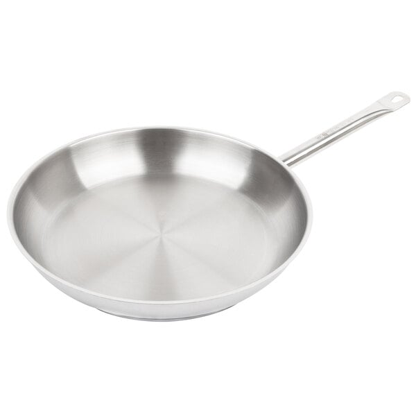 Vollrath N3808 Optio 8 Stainless Steel Non-Stick Fry Pan with  Aluminum-Clad Bottom