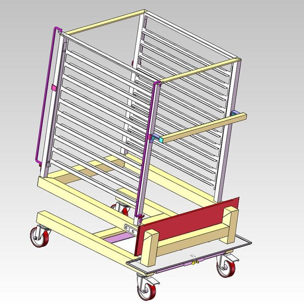 Alto-Shaam UN-27964 Roll-In Pan Cart Trolley for 10-20esG Models
