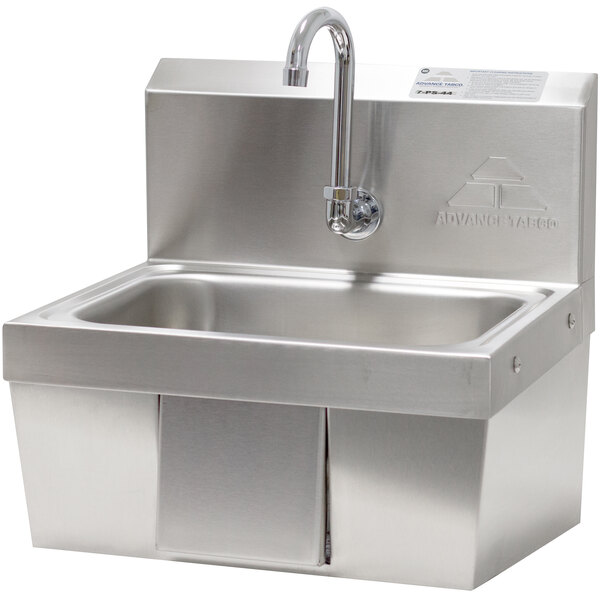 Advance Tabco 7PS44 Hands Free Hand Sink with Panel Valve 17 1/4"