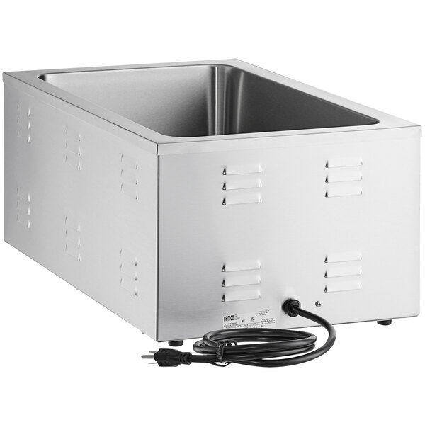 Nemco 6055ACW 12" x 20" Countertop Food Cooker / Warmer 120V, 1500W