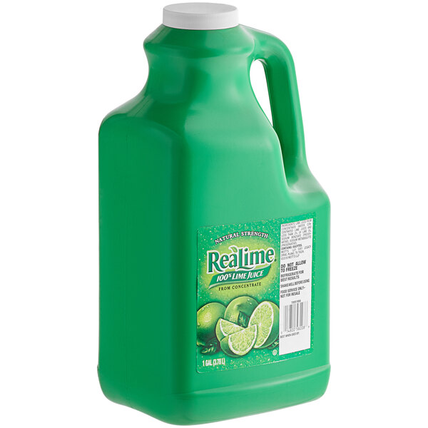 ReaLime 1 Gallon 100 Lime Juice 4/Case