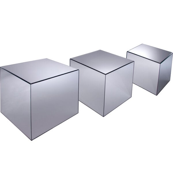 Acrylic Mirrored Cubes