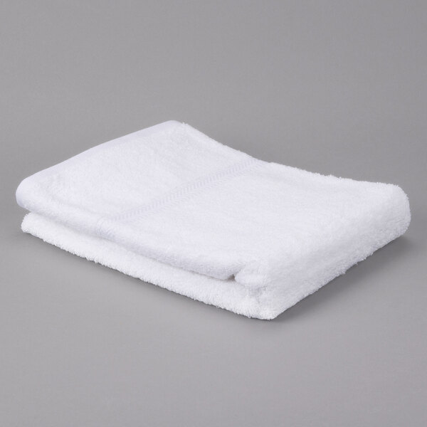 Oxford Gold Dobby 27" x 50" 86/14 Cotton / Poly Bath Towel 14 lb.