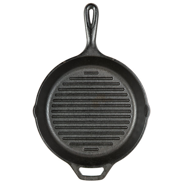 Lodge L8GP3 10 1/4" PreSeasoned Cast Iron Grill Pan