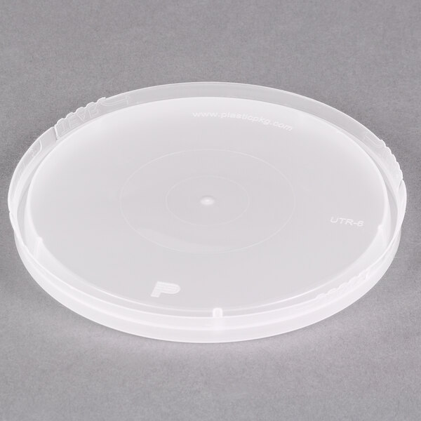Tamper Resistant Tamper Evident Translucent Lid for Round Deli
