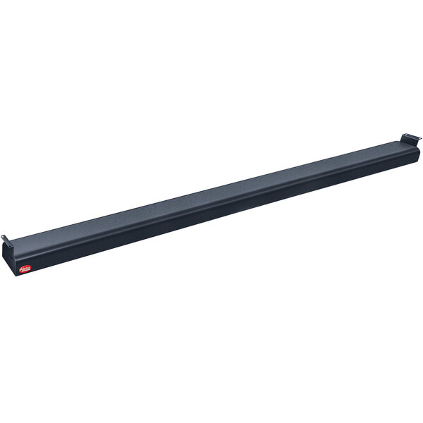 A long black metal rectangular bar with a red toggle switch.