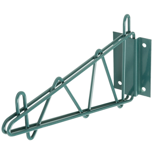 Regency 14" Deep Wall Mounting Bracket for Green Epoxy Wire Shelving - 2/Set