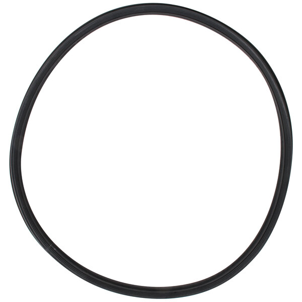 A black curved gasket.