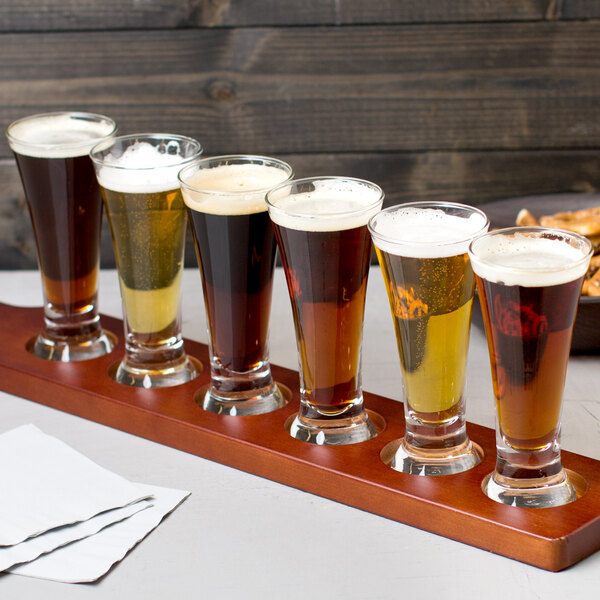 Libbey 1241HT Flare 4.75 oz. Pilsner Beer Tasting Glass 6/Pack