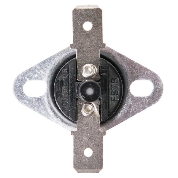 A close-up of an Avantco manual thermostat for a coffee machine.