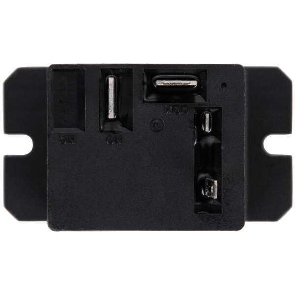 A black rectangular Avantco replacement relay with metal parts.