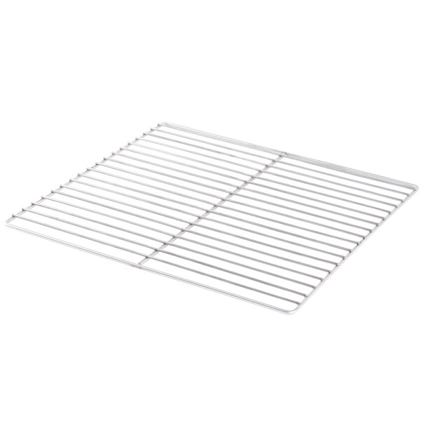 A metal grid for a Nemco countertop pizza oven on a white background.