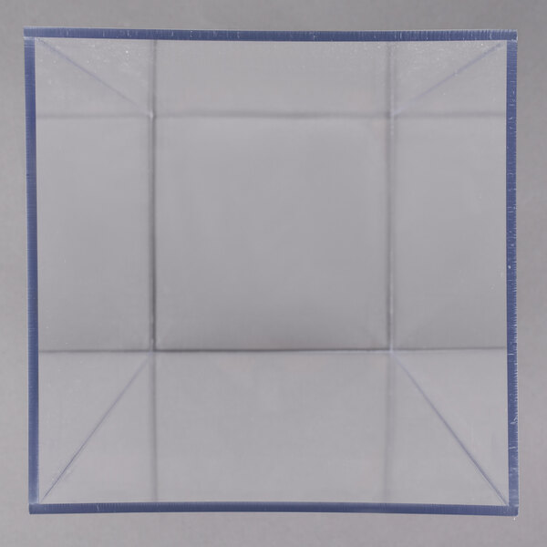 CalMil 87916 5" x 16" Square Clear Acrylic Accent Display Vase