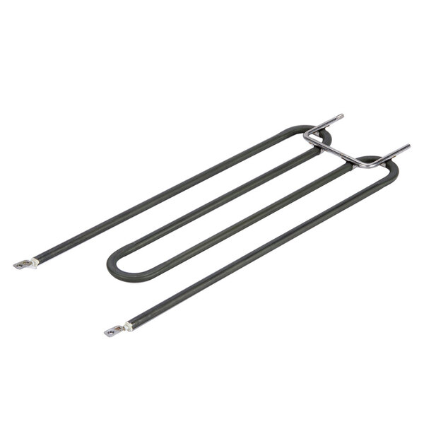 A Waring replacement heater set for a commercial toaster with two black metal rods with a handle on them.