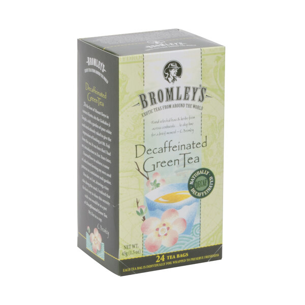 Bromley Exotic Green Decaffeinated Tea 24/Box