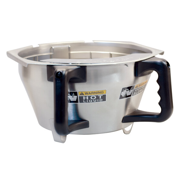 Bunn 45845.0002 Stainless Steel Funnel Assembly With Black Handle