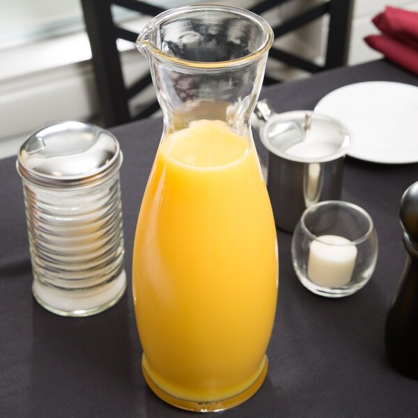 Libbey 13173021 33.875 oz. Glass Carafe - 12/Case