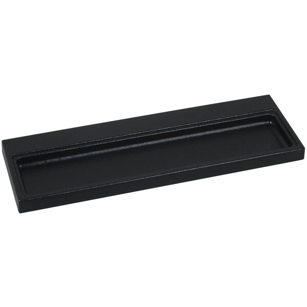 A black rectangular Bunn Drip Tray with a handle.