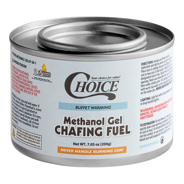 Choice 2.5 Hour Methanol Gel Chafing Dish Fuel 12/Pack