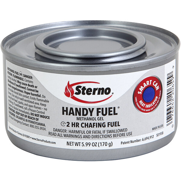 Sterno 20660 2 Hour Handy Fuel Methanol Gel Chafing Fuel 72/Case