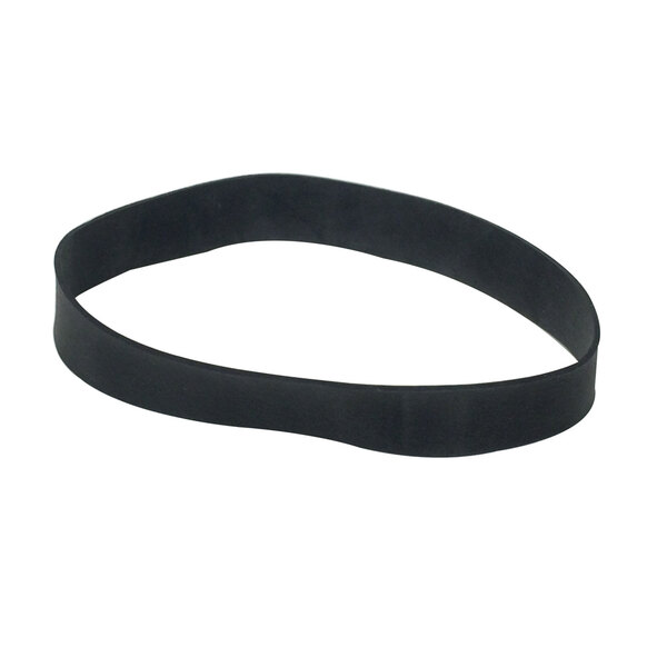 A black rubber band on a white background with "Cal-Mil" in white.