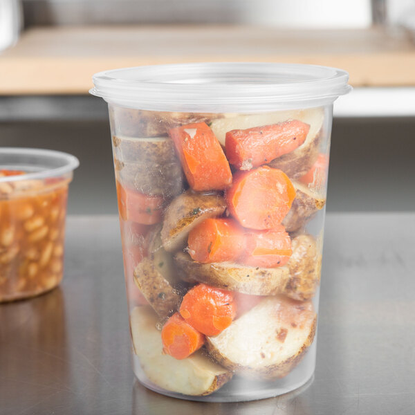 Solo Plastic Microwavable Take-Out Containers