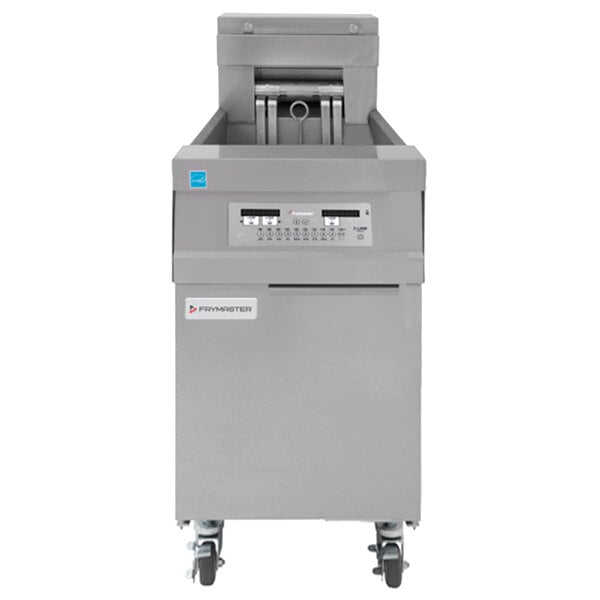 Frymaster 11814E 60 lb. High Production Electric Floor Fryer with CM3.5 Controls - 208V, 3 Phase, 17 kW