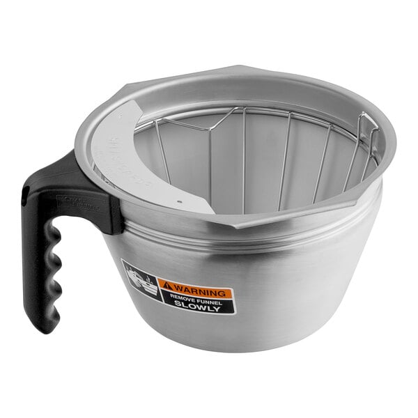 Bunn 32643.0001 Funnel Assembly with Stainless Steel Black Handle
