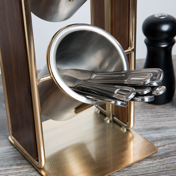 CalMil 1017SOLID Solid Stainless Steel Flatware Cylinder