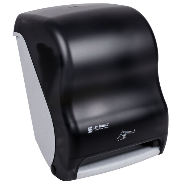 San Jamar T1400TBK Smart System Classic Hands Free Roll Towel Dispenser