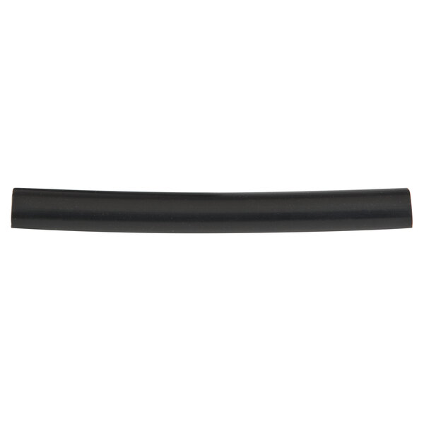 A black tube on a white background.