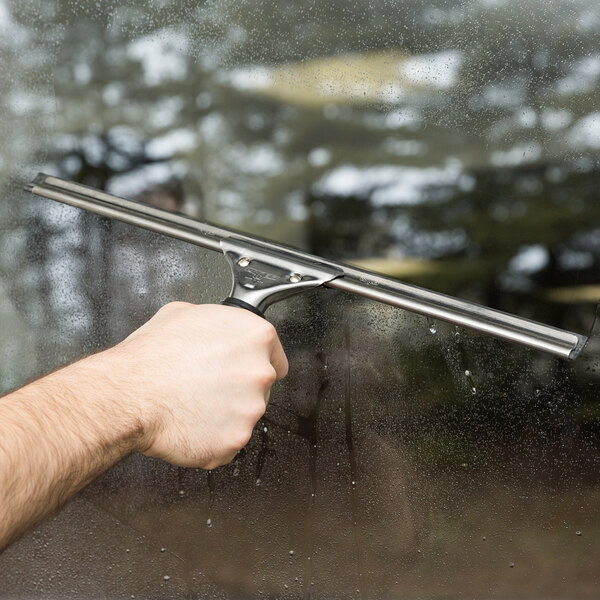 Unger PR400 PRO 16" Window Squeegee with Rubber Grip Handle
