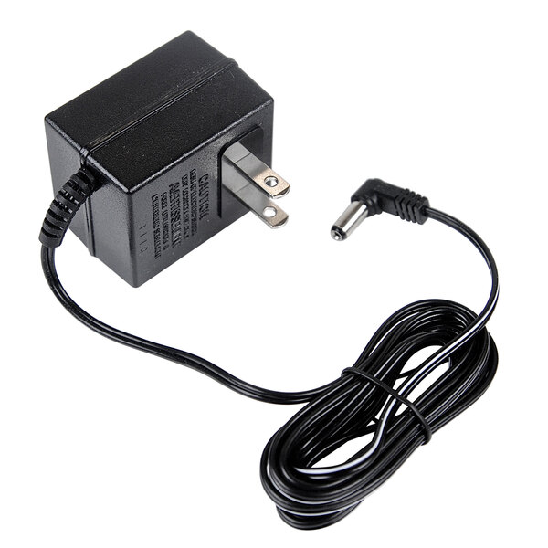 An Edlund black power adapter with a cord.