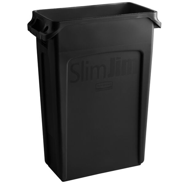 Garbage Can 23 Gallon Slim Trash Container Recycling Bin 